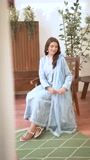 Powder blue Pishwas for Women