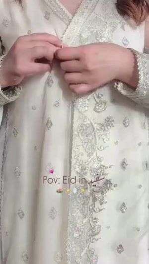 White Angrakha for Women