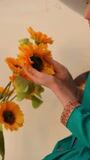 Sea green Angrakha for Girl