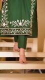Green Kurta Set for Women