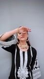 Black Kurta Set for Women
