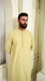 Cream Shalwar Kameez for Men