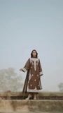 Chocolate brown Kurta Set for Women