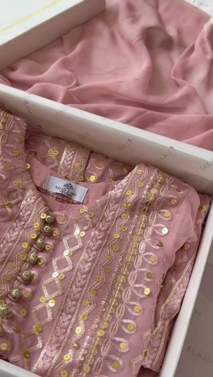 Peach pink Gown for Women