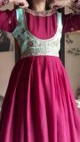 Maroon Anarkali for Women