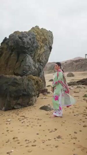 Apple green Kurta Set for Women