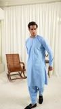 Sky blue Shalwar Kameez for Men