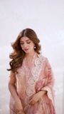 Peach pink Unstitched for Women
