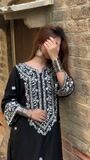 Black Kurta Set for Women