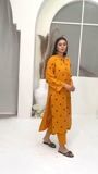 Mustard Kurta Set for Women