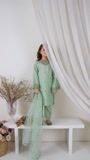 Mint green Kurta Set for Girl