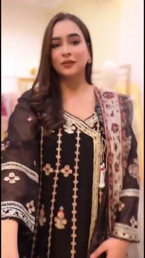 Black Angrakha for Women