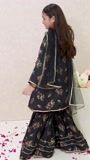 Black Gharara for Girl