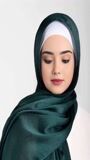 Bottle green Hijab for Women