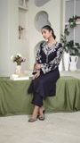 Navy blue Kurta Set for Women