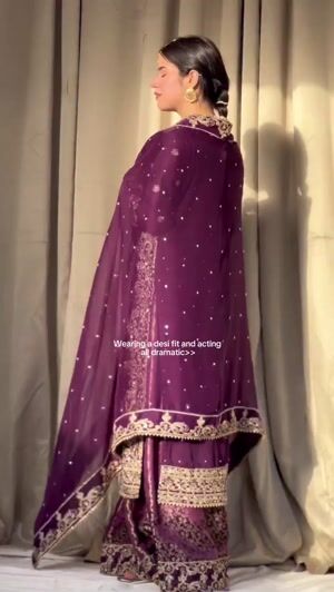 Purple Kurta Set for Women