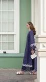 Navy blue Unstitched for Women