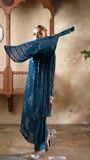 Dark blue Kurta Set for Women