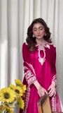 Hot pink Kurta Set for Women