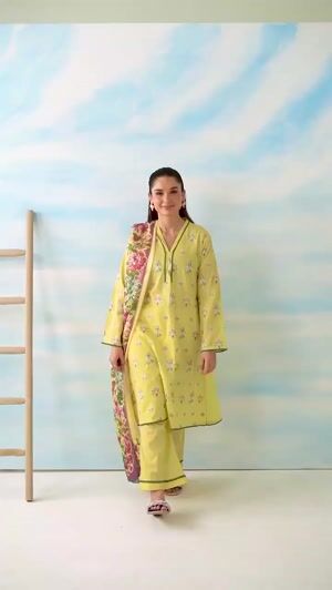 Key lime Kurta Set for Women