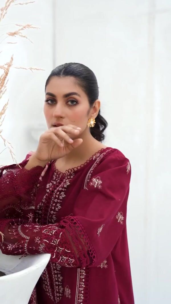 Jugnu by Chandan Nagri Women Pret Embroidered Khaddar 3 Piece Suit Noorza - Winter Collection main image 1
