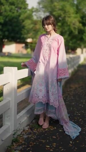 Blue, pink Unstitched for Women