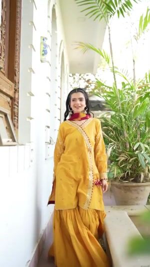 Mustard Gharara for Women