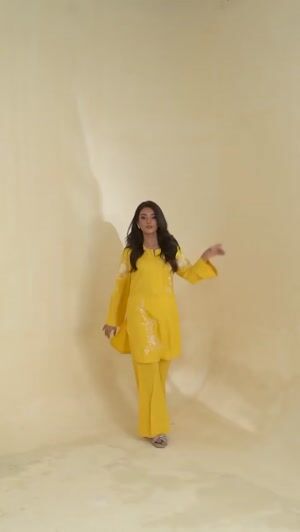 Yellow Kurta Set for Women