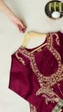 Maroon Kurta Set for Women