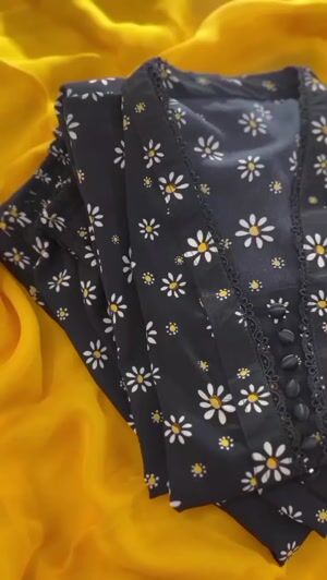 Black Kurta Set for Women
