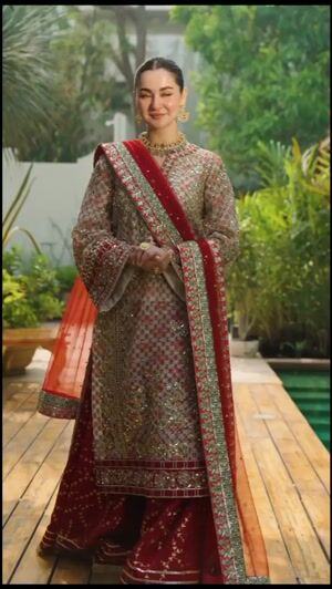 Red Kurta Set for Women
