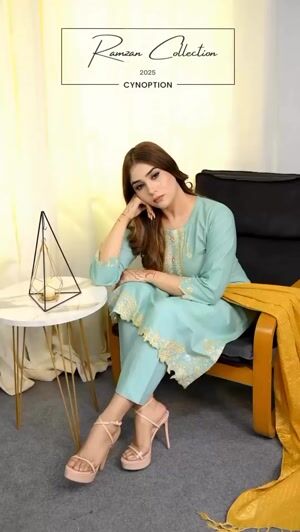 Turquoise Kurta Set for Women