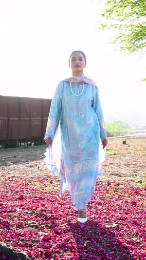 Light blue Kurta Set for Women