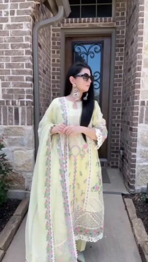 Lemon Kurta Set for Women