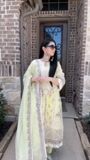 Lemon Kurta Set for Women