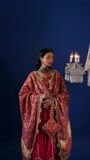 Shocking pink Angrakha for Women