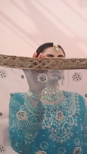 Teal Gharara for Women