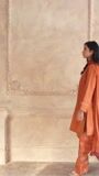 Orange Kurta Set for Women