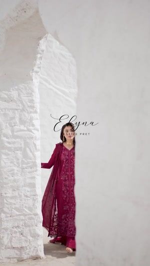 Magenta Kurta Set for Women