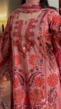 Coral pink Kurta Set for Women