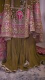 Olive green Unstitched for Women