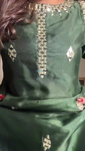Bottle green Sharara for Women