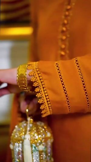 Copper orange Kurta Set for Women