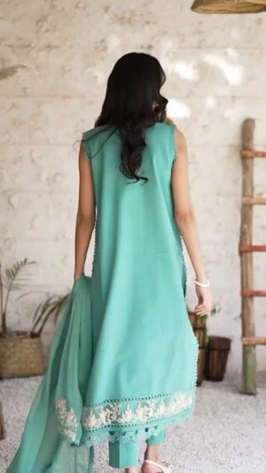 Teal Kurta Set for Women