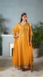 Mustard Anarkali for Women