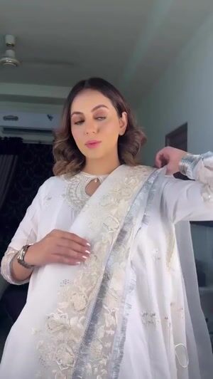White Kurta Set for Women