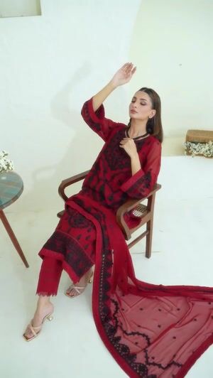 Maroon Unstitched for Women
