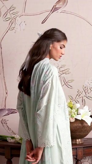 Moss green Unstitched for Women