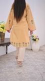Yellow-orange Kurti for Women