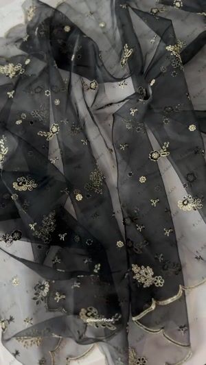Black Kurta Set for Women